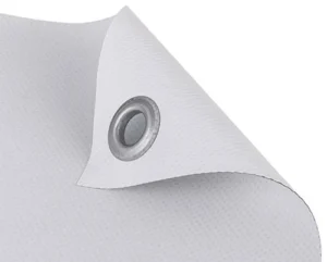 Coupe brute oeillets bache frontlight