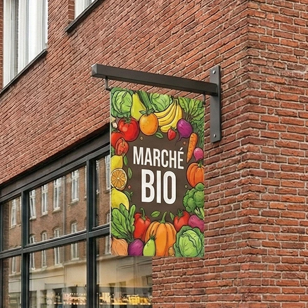 Vignette bâche opaque 600x600 pixels