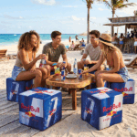 POUF TEXTILE PLAGE